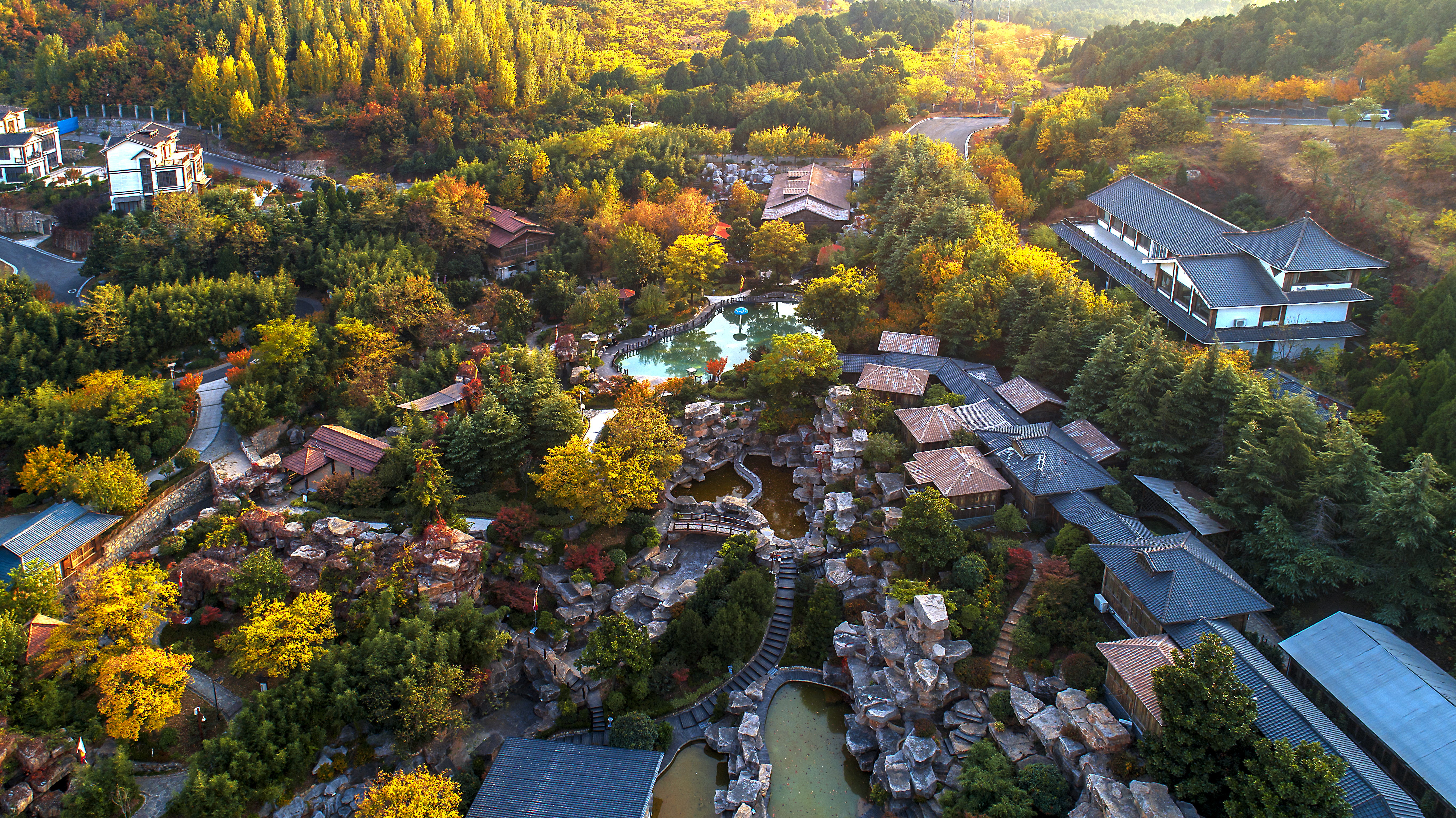 秋染仙坛山