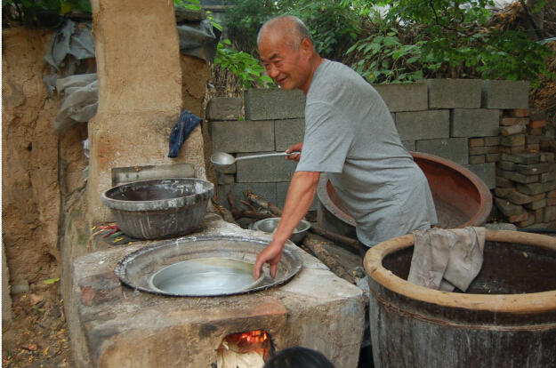 阴平石泉粉皮制作